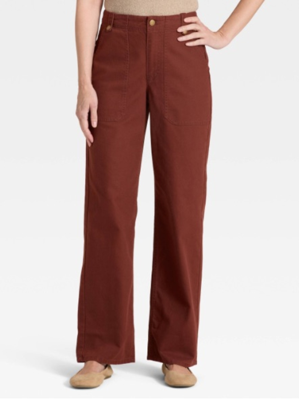 Women's Mid-Rise Straight Leg Cargo Pants | Universal Thread